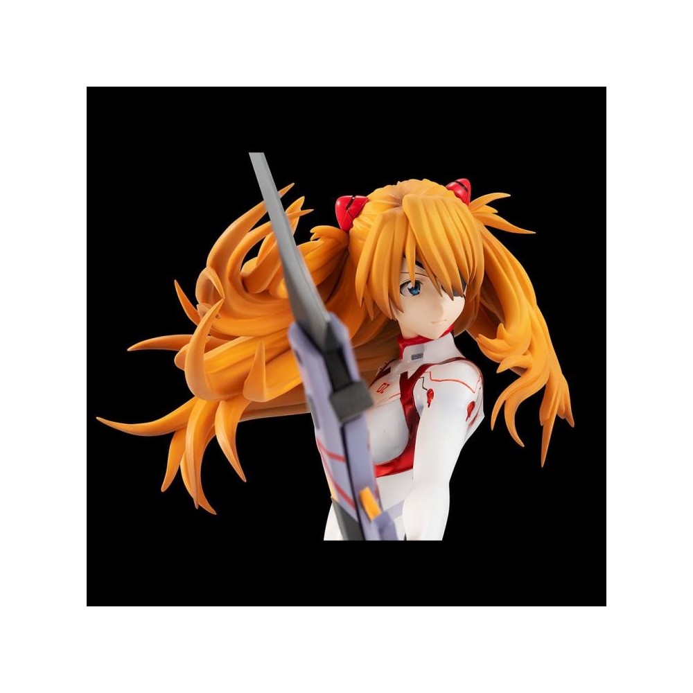 MEGAHOUSE EVANGELION 3.0 + 1.0 THRICE UPON A TIME ASUKA AND MARI GEM STATUE FIGURE