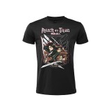 T SHIRT ATTACK ON TITAN BLACK