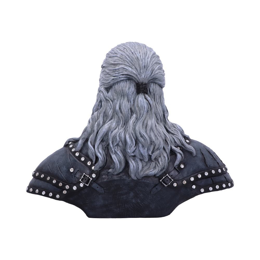 THE WITCHER GERALT OF RIVIA BUSTO STATUA RESINA 40CM FIGURE NEMESIS NOW