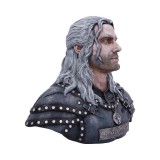 THE WITCHER GERALT OF RIVIA BUSTO STATUA RESINA 40CM FIGURE NEMESIS NOW