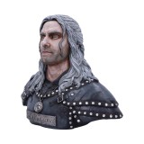 THE WITCHER GERALT OF RIVIA BUSTO STATUA RESINA 40CM FIGURE NEMESIS NOW