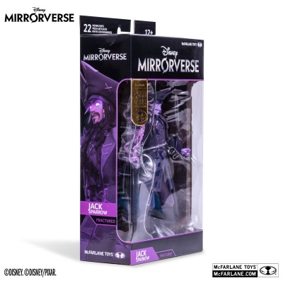 DISNEY MIRRORVERSE JACK SPARROW FRACTURED ACTION FIGURE MC FARLANE
