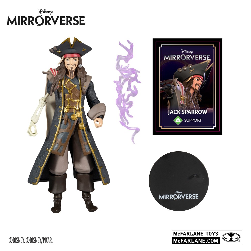 DISNEY MIRRORVERSE JACK SPARROW ACTION FIGURE MC FARLANE
