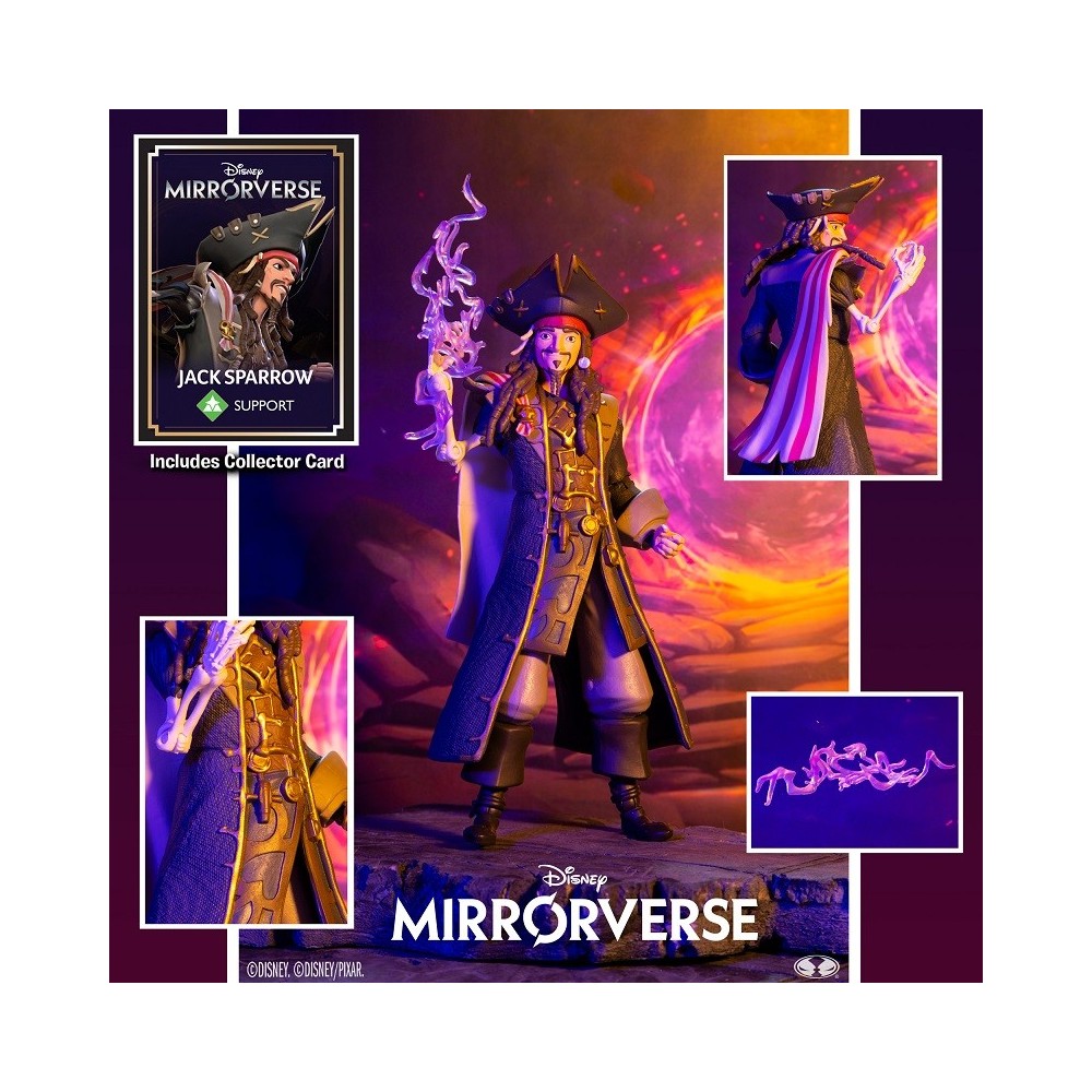 DISNEY MIRRORVERSE JACK SPARROW ACTION FIGURE MC FARLANE