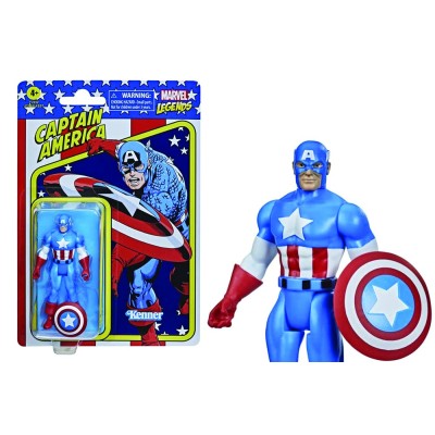 HASBRO MARVEL LEGENDS RETRO COLLECTION CAPTAIN AMERICA ACTION FIGURE