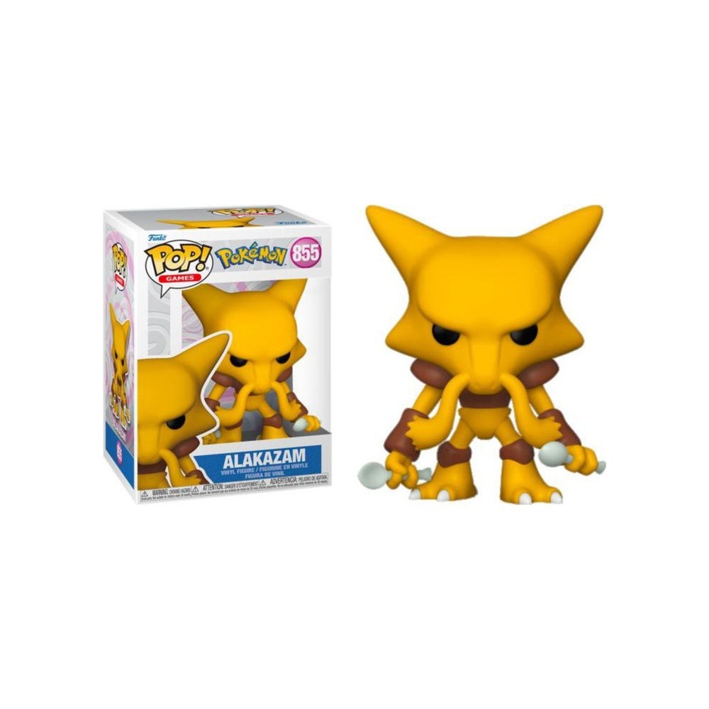 FUNKO FUNKO POP! POKEMON 855 ALAKAZAM BOBBLE HEAD FIGURE