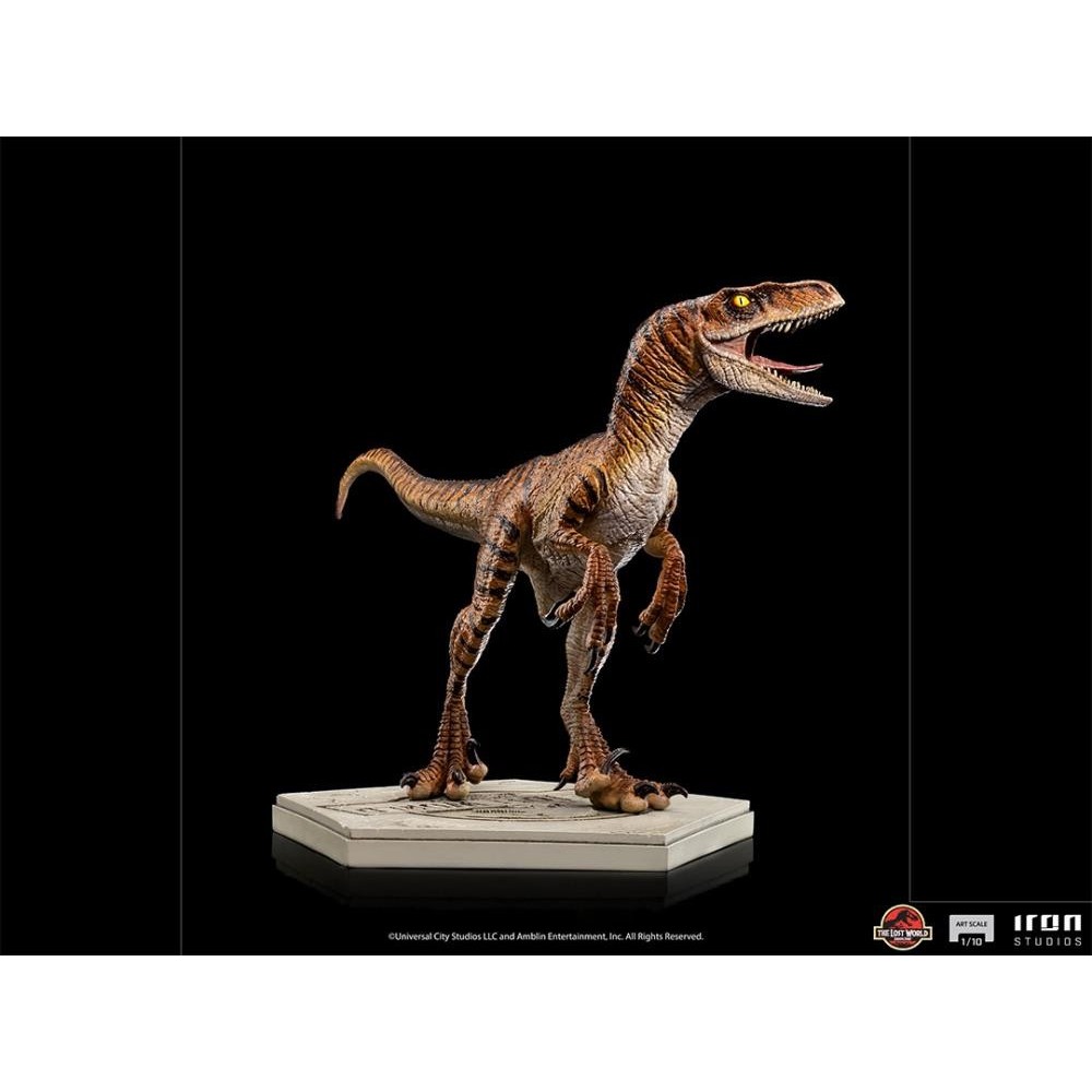 JURASSIC PARK THE LOST WORLD VELOCIRAPTOR ART SCALE 1/10 STATUA FIGURE IRON STUDIOS