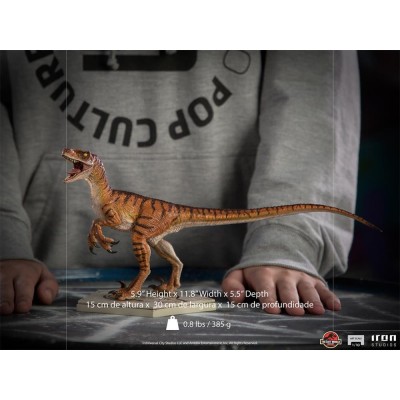 JURASSIC PARK THE LOST WORLD VELOCIRAPTOR ART SCALE 1/10 STATUA FIGURE IRON STUDIOS
