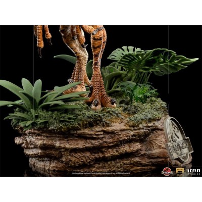 JURASSIC PARK THE LOST WORLD VELOCIRAPTOR ART SCALE DELUXE 1/10 STATUA FIGURE IRON STUDIOS