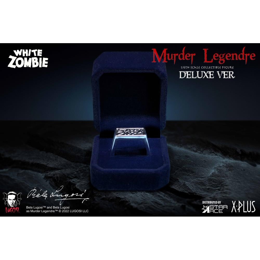 IRON STUDIOS MURDER LEGENDRE BELA LUGOSI BLACK AND WHITE ACTION FIGURE