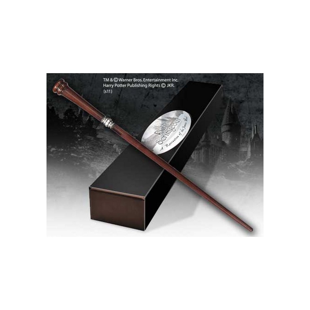 HARRY POTTER WAND RUFUS SCRIMGEOUR REPLICA BACCHETTA NOBLE COLLECTIONS