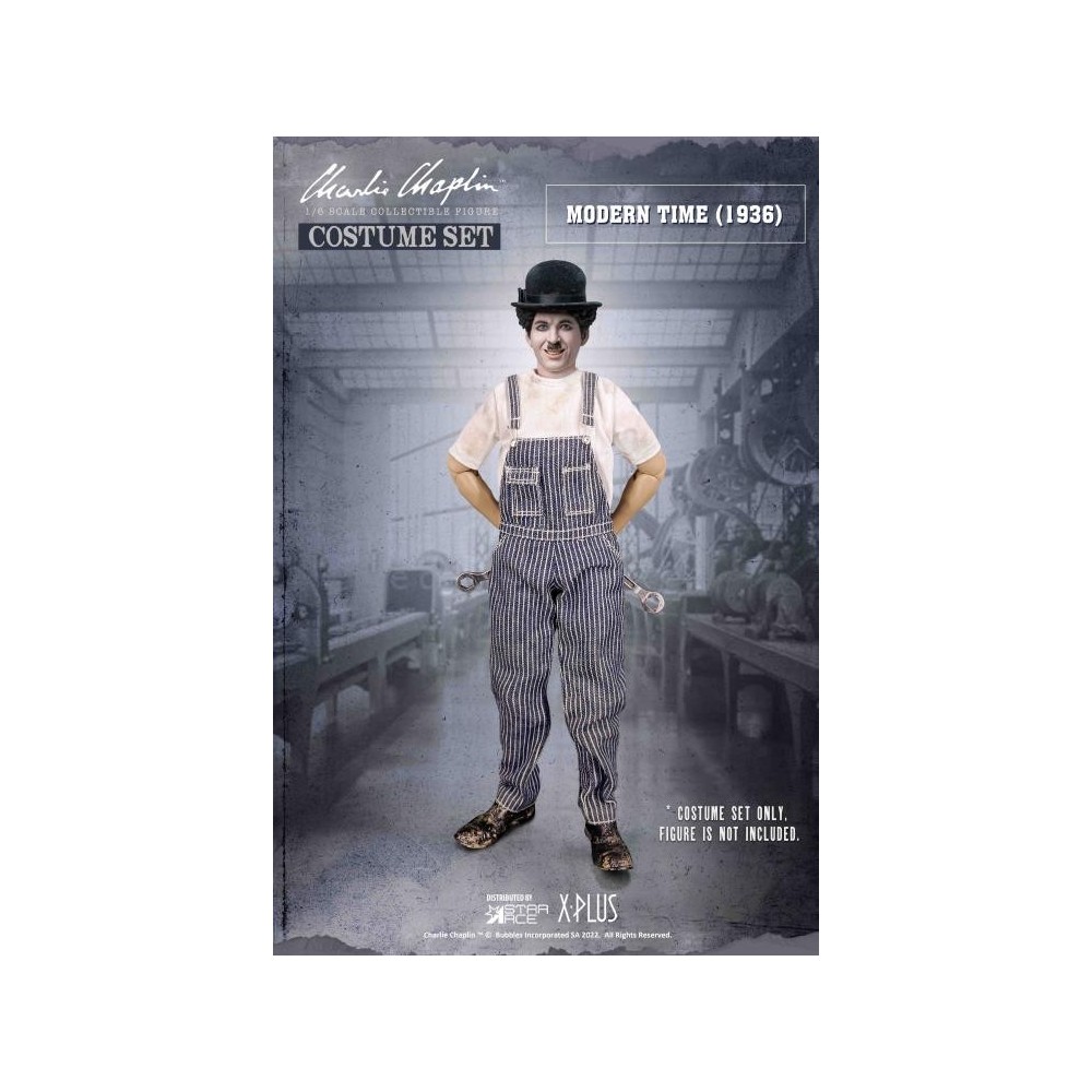 CHARLIE CHAPLIN MODERN TIME COSTUME SET STAR ACE