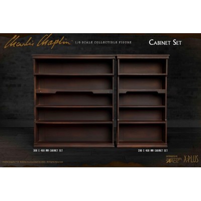 CHARLIE CHAPLIN SCALE COLLECTIBLE FIGURE CABINET SET STAR ACE