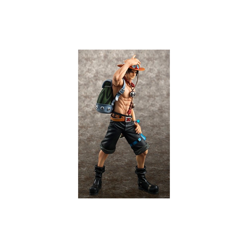 MEGAHOUSE ONE PIECE P.O.P. NEODX PORTGAS D. ACE STATUE FIGURE
