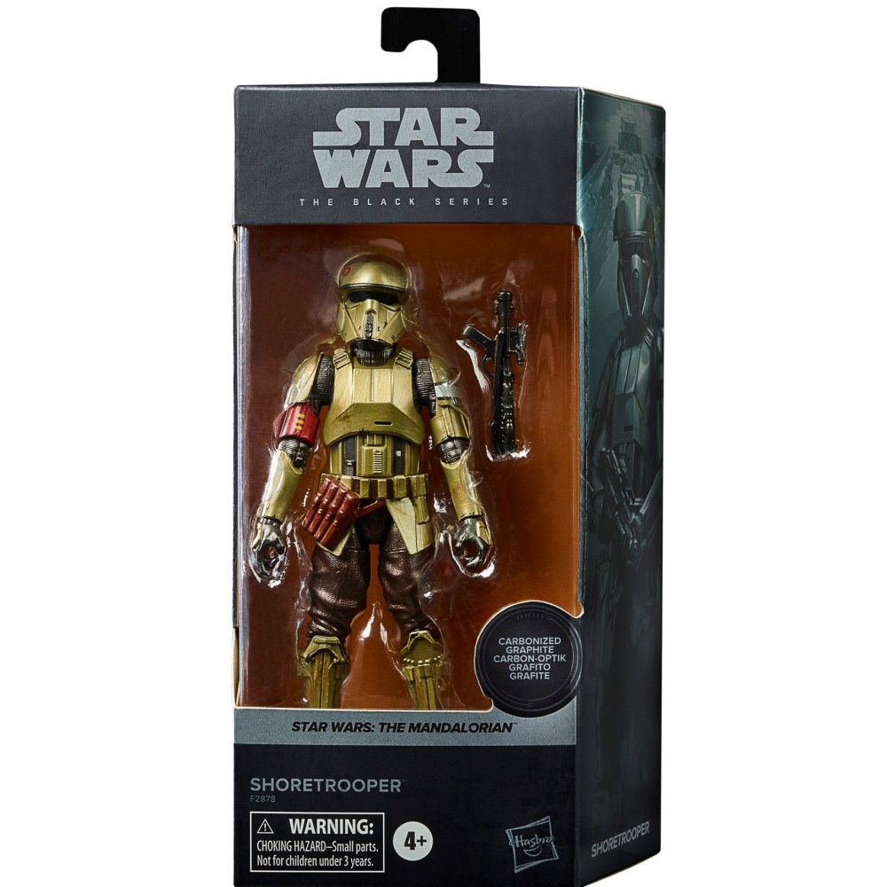 HASBRO STAR WARS THE MANDALORIAN THE BLACK SERIES SHORETROOPER ACTION FIGURE