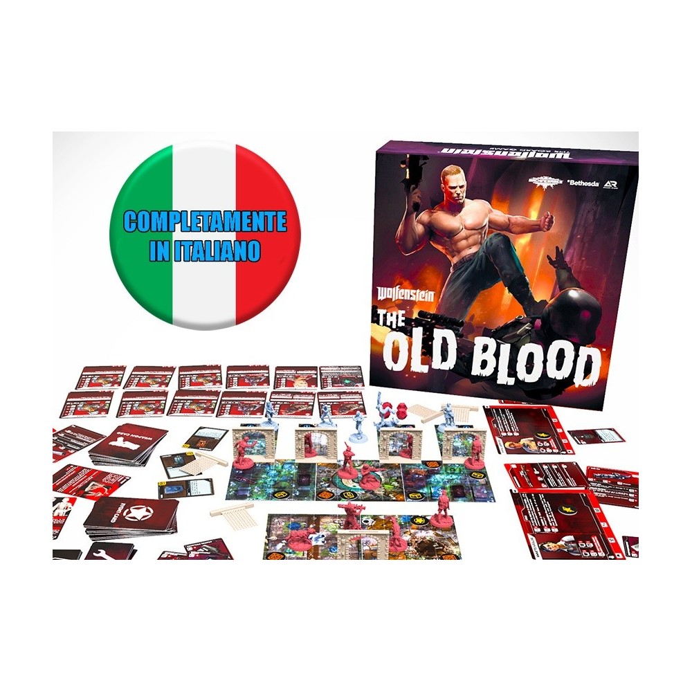 WOLFENSTEIN THE OLD BLOOD ESPANSIONE GIOCO DA TAVOLO ITALIANO ARCHON STUDIO