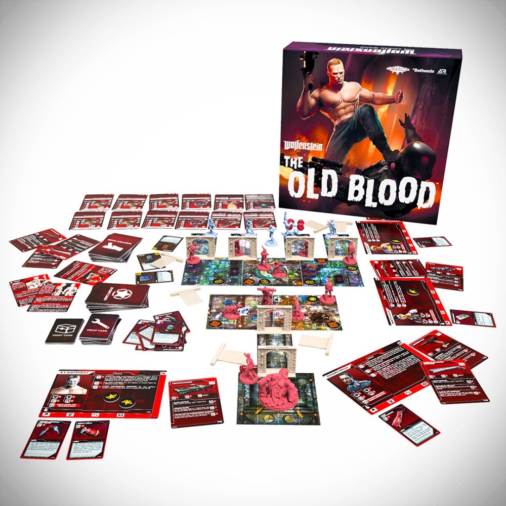 WOLFENSTEIN THE OLD BLOOD ESPANSIONE GIOCO DA TAVOLO ITALIANO ARCHON STUDIO