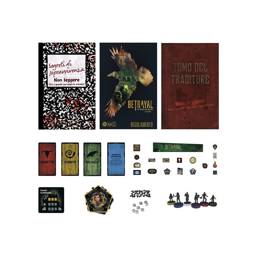 BETRAYAL AT HOUSE ON THE HILL - GIOCO DA TAVOLO ITALIANO AVALON HILL