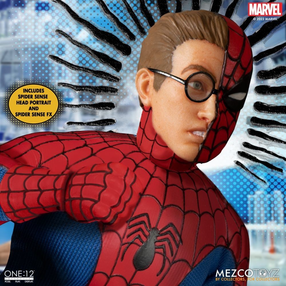 AMAZING SPIDER-MAN DELUXE ONE:12 COLLECTIVE ACTION FIGURE MEZCO TOYS
