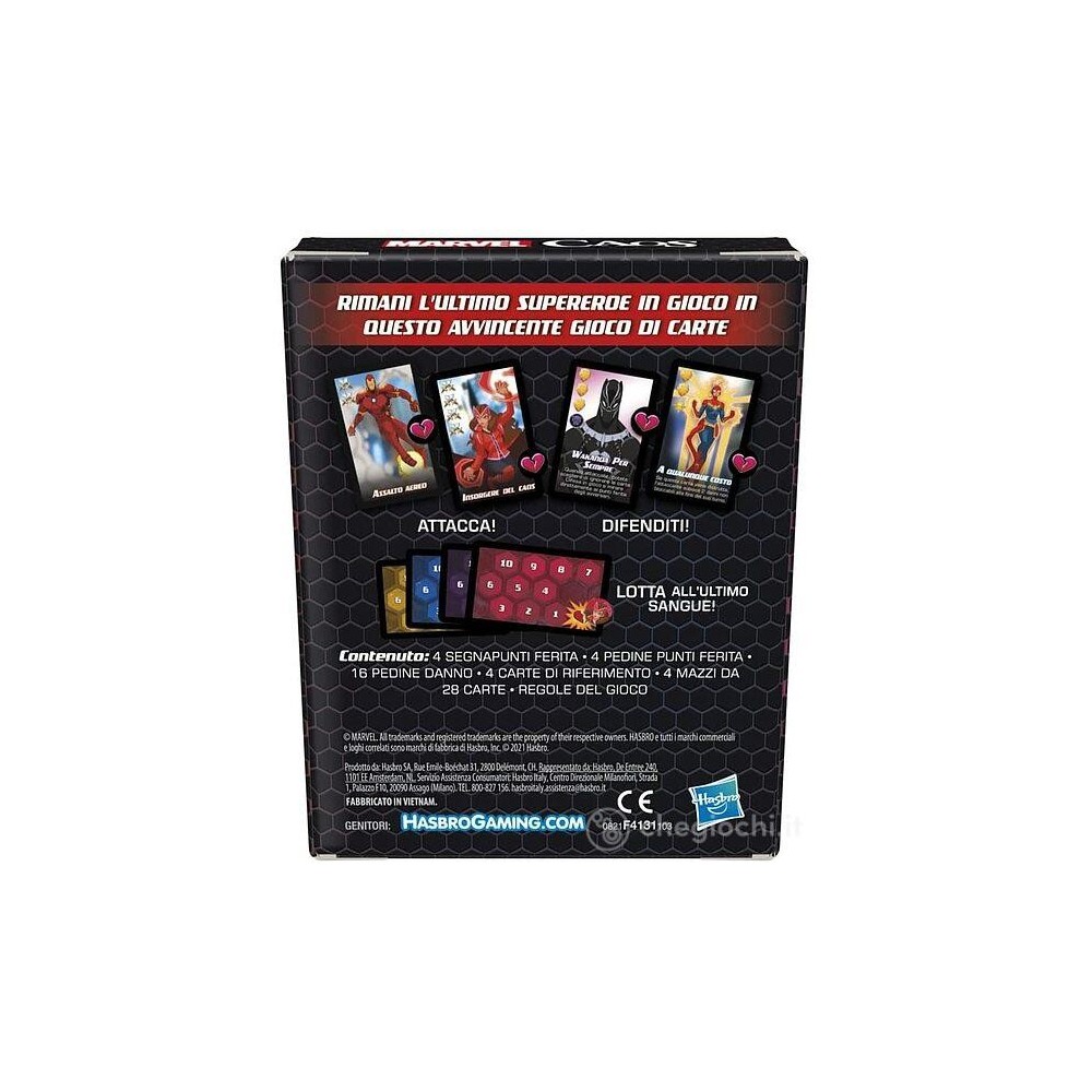 MARVEL CAOS - GIOCO DA TAVOLO IN ITALIANO HASBRO