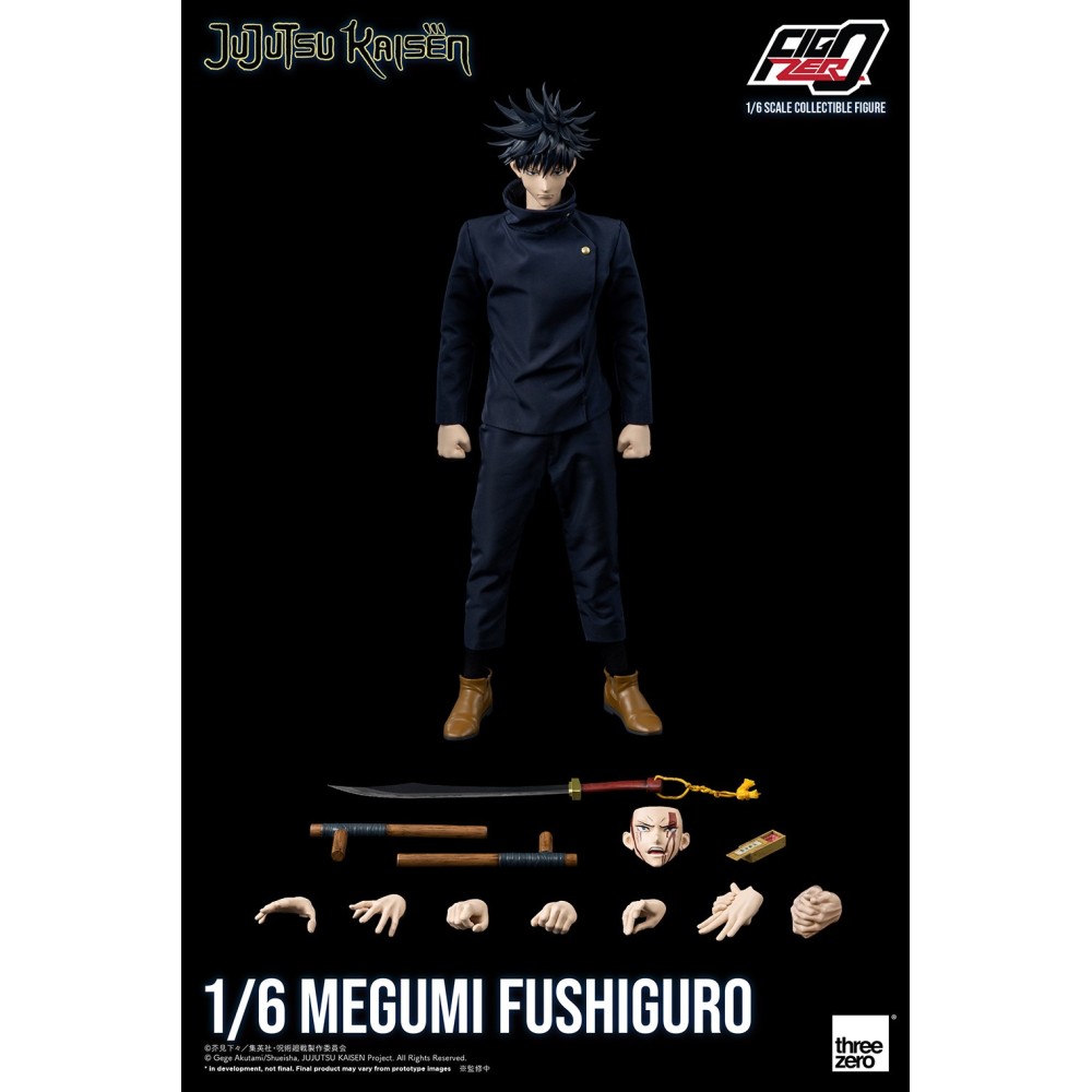 JUJUTSU KAISEN MEGUMI FUSHIGURO 1/6 SCALE ACTION FIGURE THREEZERO