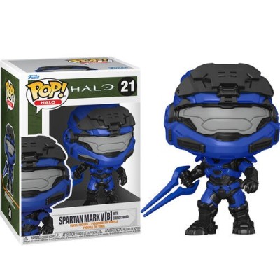 FUNKO FUNKO POP! HALO SPARTAN MARK V WITH ENERGY SWORD BOBBLE HEAD KNOCKER FIGURE