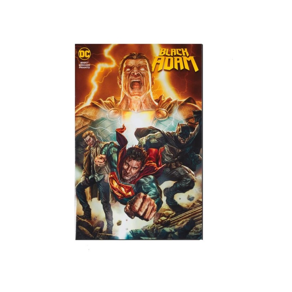 DC BLACK ADAM PAGE PUNCHERS SUPERMAN ACTION FIGURE MC FARLANE