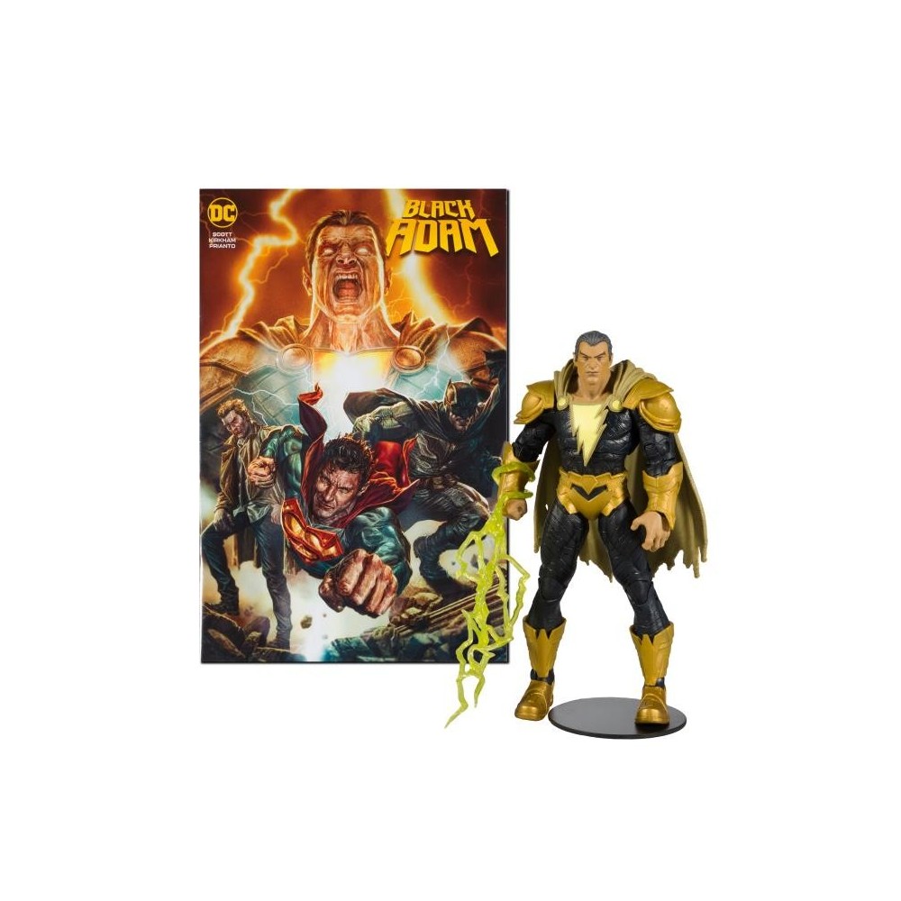 DC BLACK ADAM PAGE PUNCHERS BLACK ADAM ACTION FIGURE MC FARLANE