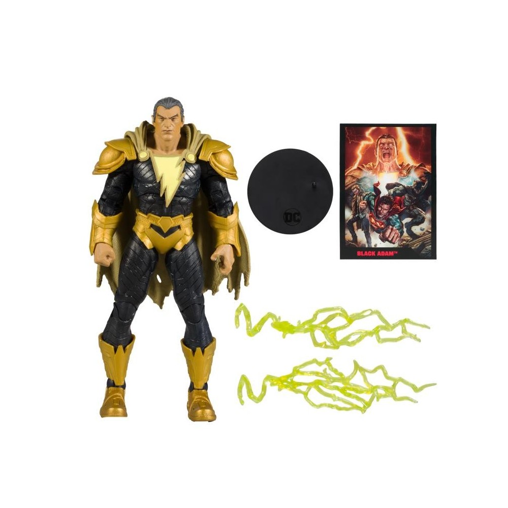 DC BLACK ADAM PAGE PUNCHERS BLACK ADAM ACTION FIGURE MC FARLANE