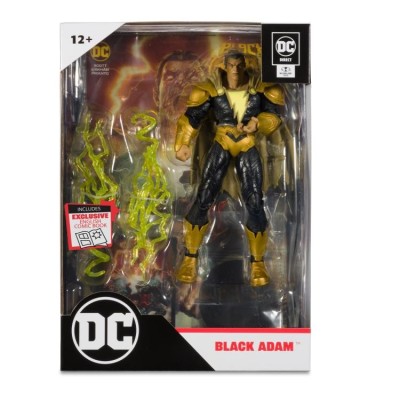 DC BLACK ADAM PAGE PUNCHERS BLACK ADAM ACTION FIGURE MC FARLANE