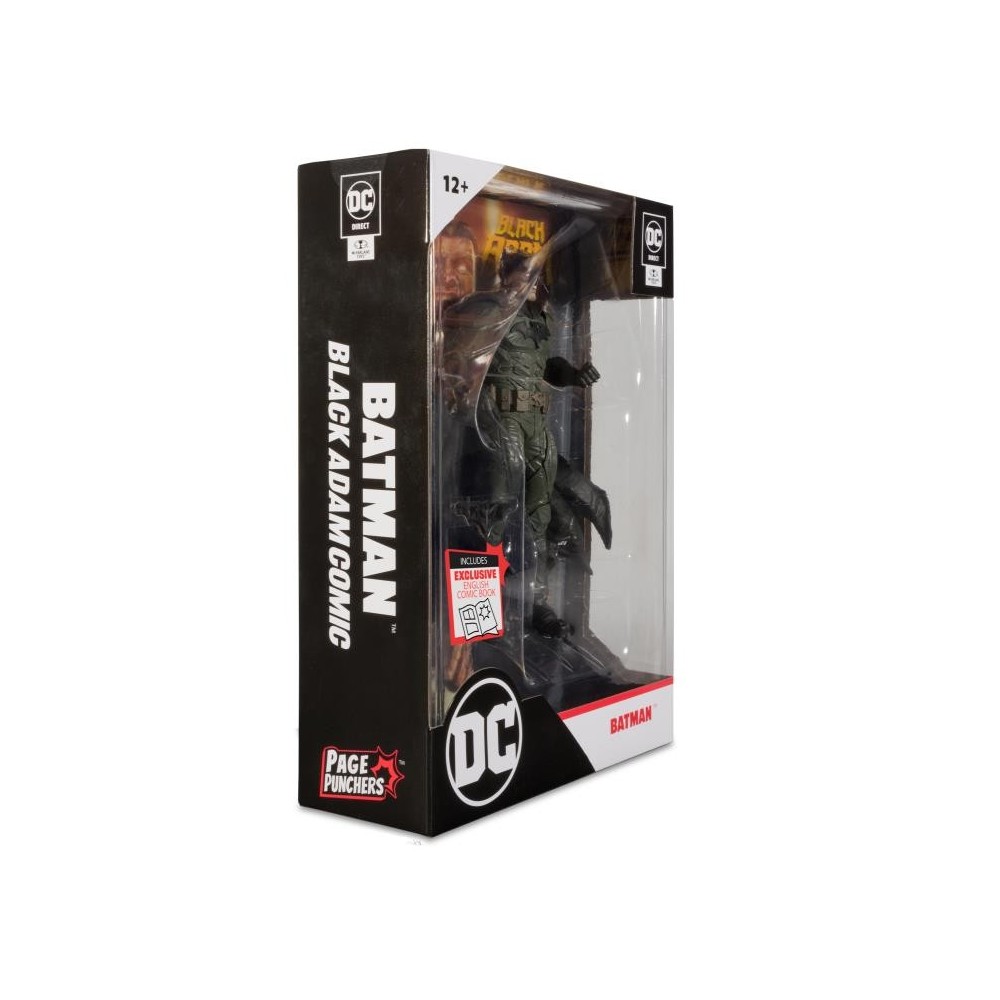 DC BLACK ADAM PAGE PUNCHERS BATMAN ACTION FIGURE MC FARLANE