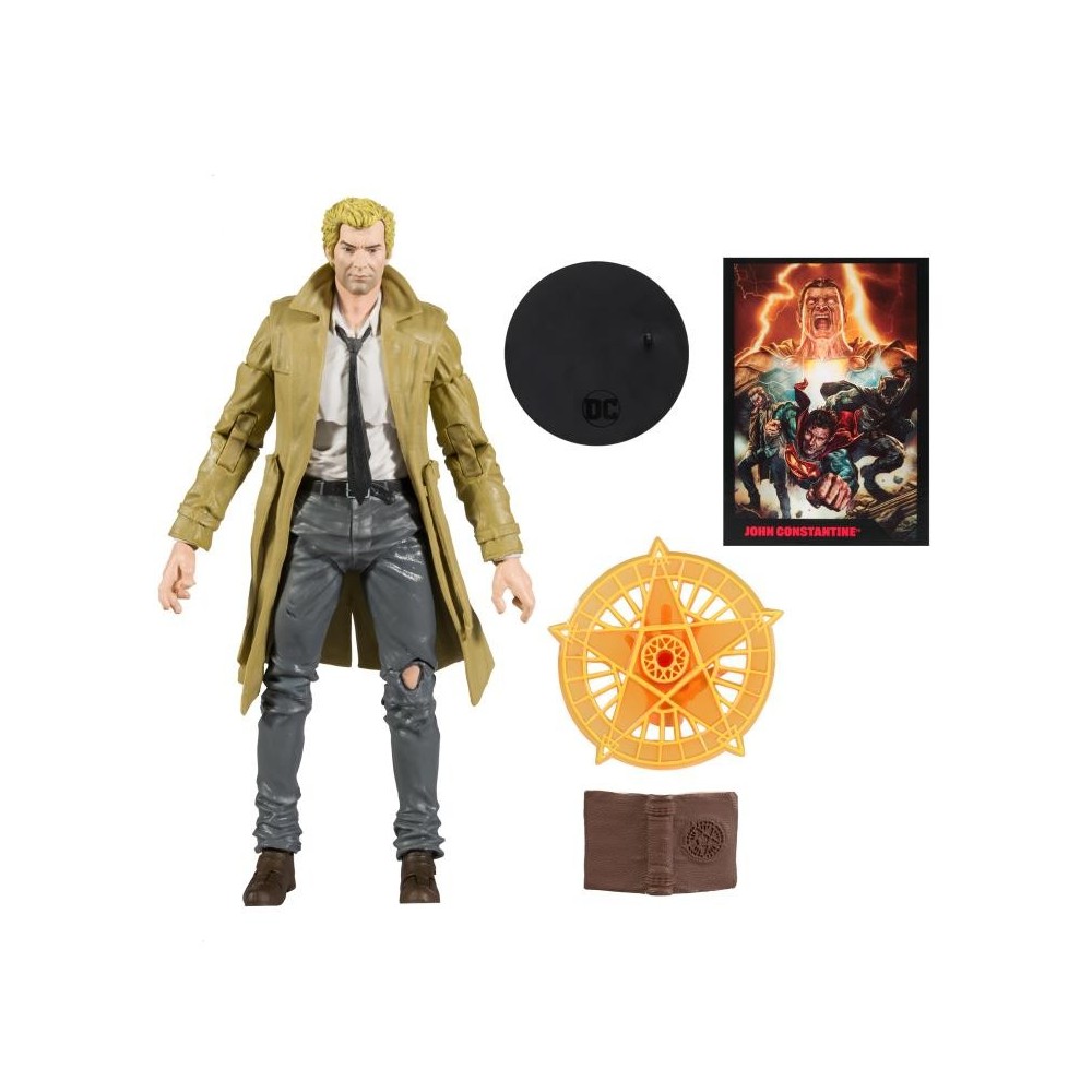 DC BLACK ADAM PAGE PUNCHERS JOHN CONSTANTINE ACTION FIGURE MC FARLANE