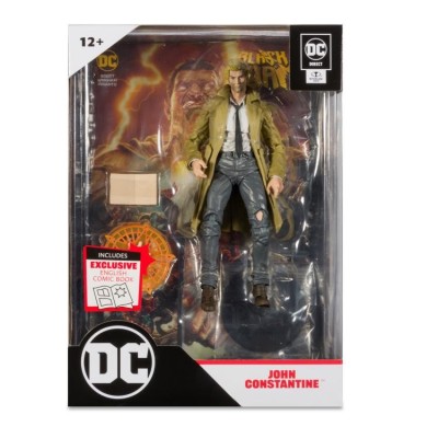 DC BLACK ADAM PAGE PUNCHERS JOHN CONSTANTINE ACTION FIGURE MC FARLANE