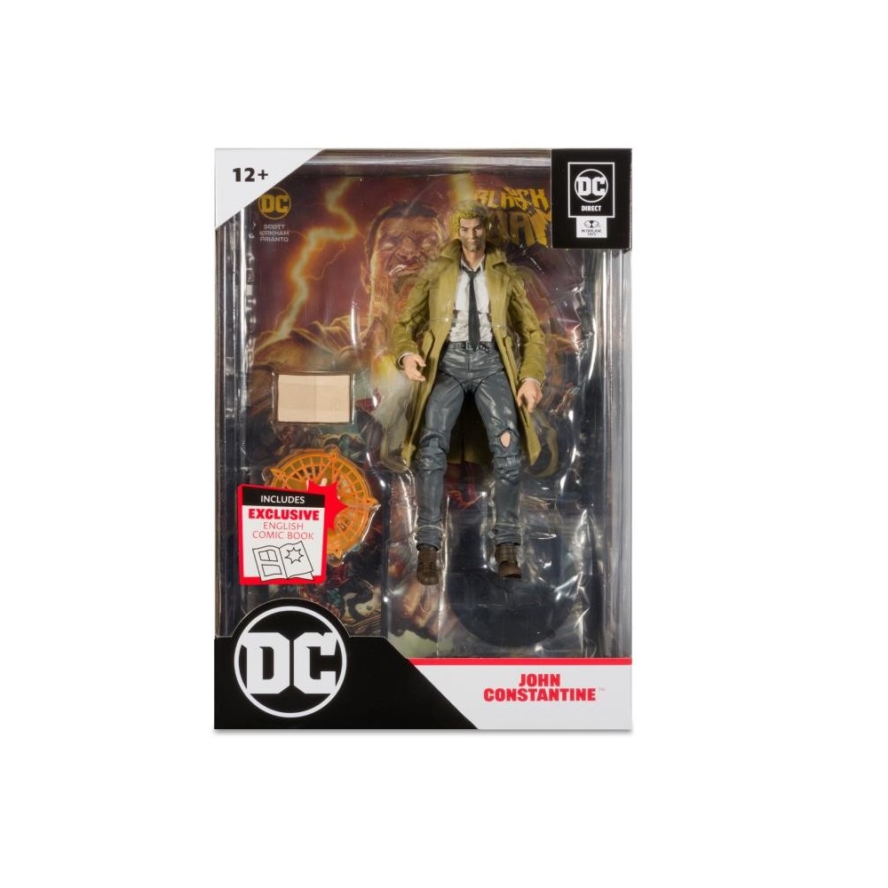DC BLACK ADAM PAGE PUNCHERS JOHN CONSTANTINE ACTION FIGURE MC FARLANE