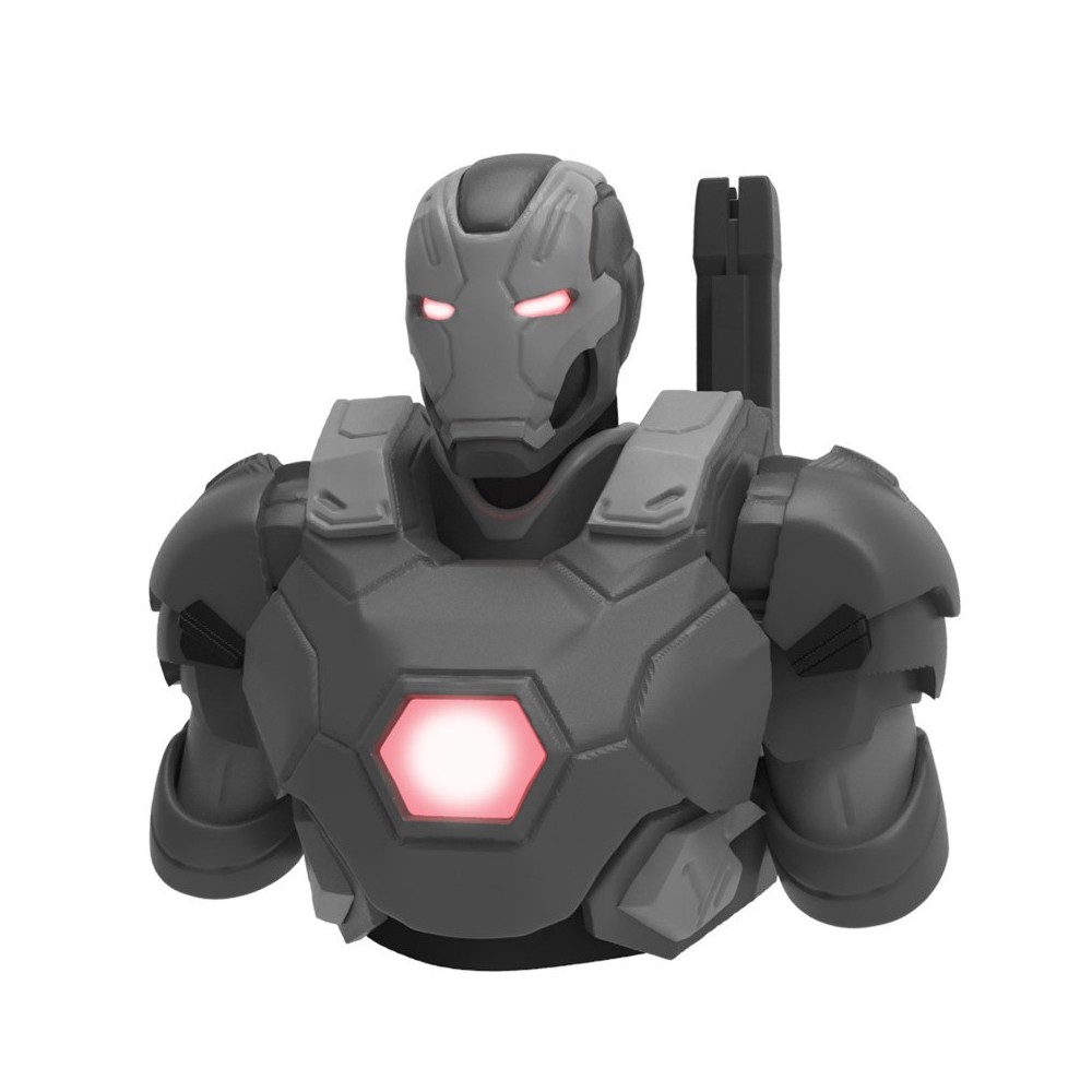 MARVEL AVENGERS WAR MACHINE MK3 BUST BANK DELUXE SALVADANAIO ACTION FIGURE SEMIC