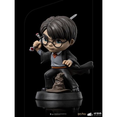 HARRY POTTER WITH SWORD MINICO FIGURE STATUA IRON STUDIOS