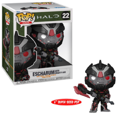 FUNKO FUNKO POP! HALO ESCHARUM WITH AXE SUPER SIZED BOBBLE HEAD KNOCKER FIGURE