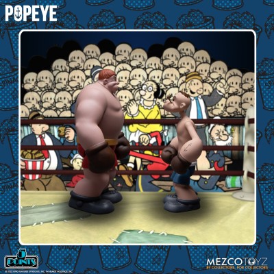 MEZCO TOYS POPEYE 5 POINTS POPEYE AND OXHEART BOX SET ACTION FIGURE