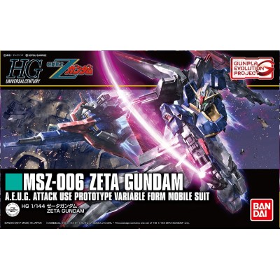 BANDAI HIGH GRADE HG GUNDAM ZETA MSZ-006 1/144 MODEL KIT FIGURE
