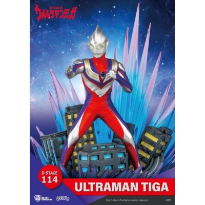 BEAST KINGDOM D-STAGE ULTRAMAN TIGA STATUE FIGURE DIORAMA