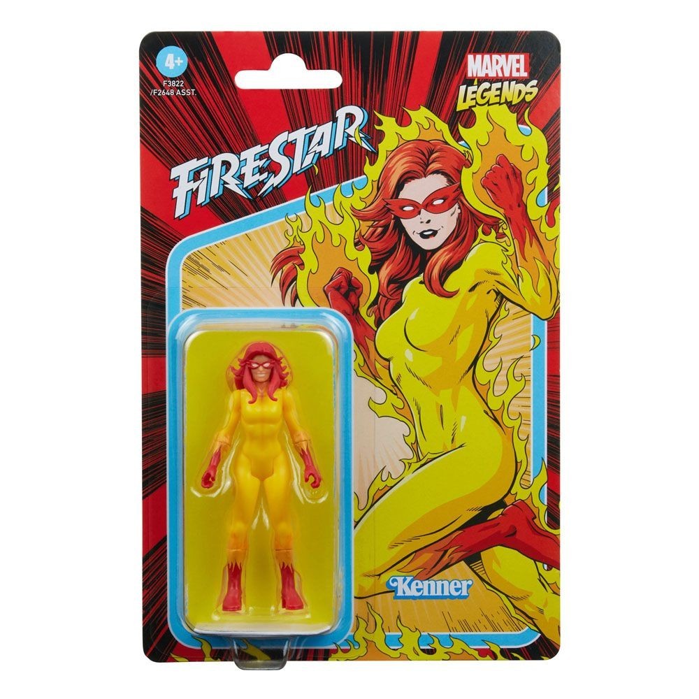 HASBRO MARVEL LEGENDS RETRO COLLECTION FIRESTAR ACTION FIGURE