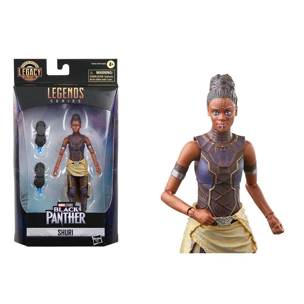 HASBRO MARVEL LEGENDS LEGACY BLACK PANTHER SHURI ACTION FIGURE