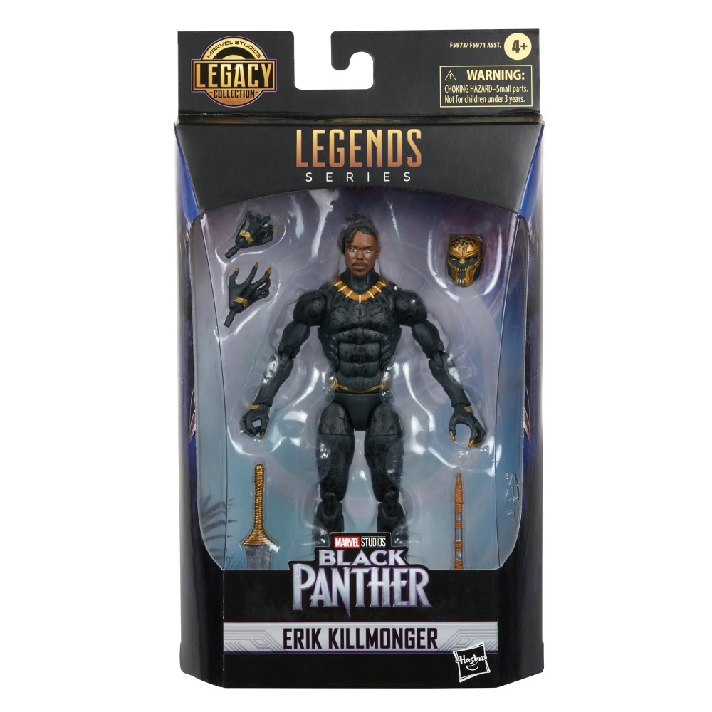 HASBRO MARVEL LEGENDS LEGACY BLACK PANTHER KILLMONGER ACTION FIGURE