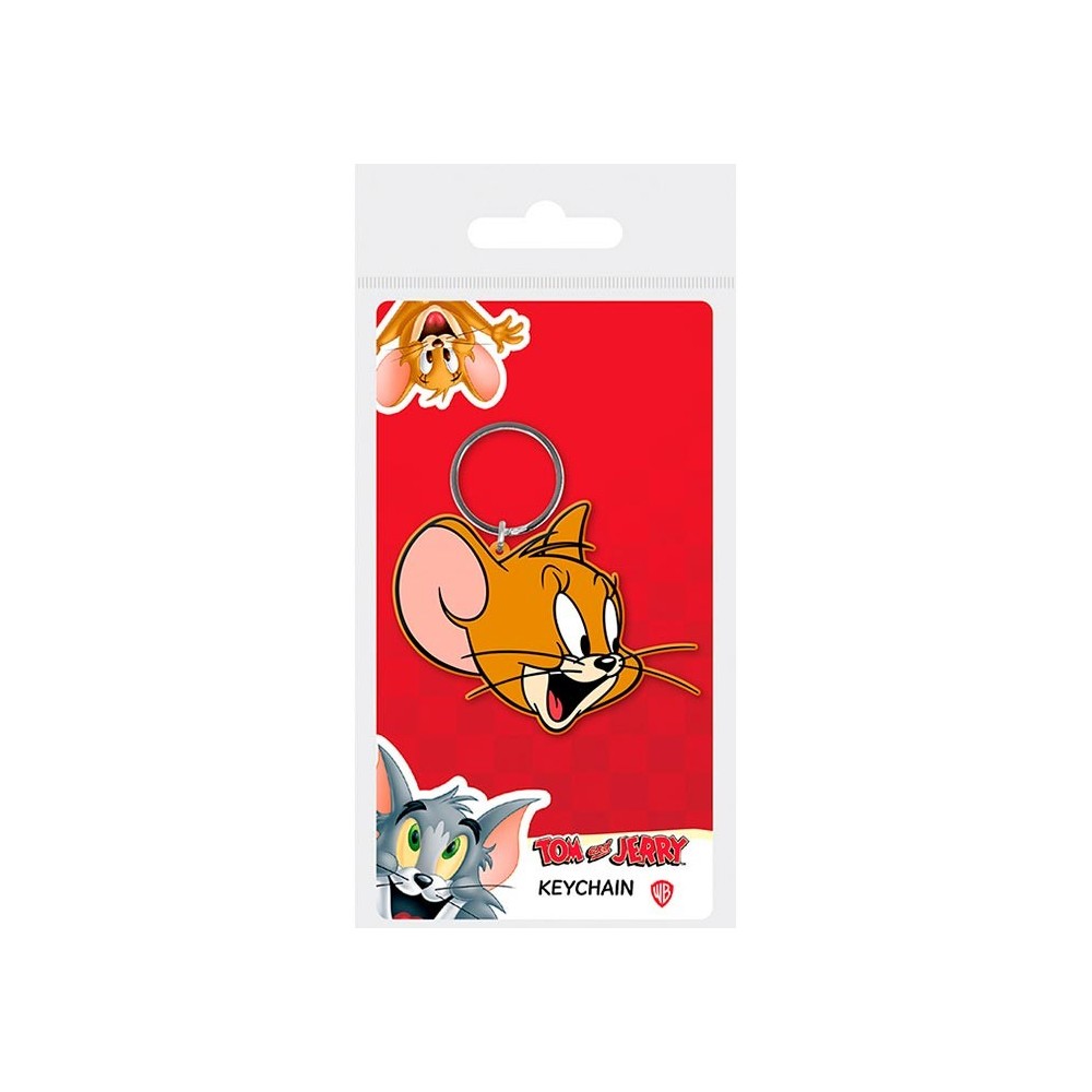 TOM AND JERRY - JERRY RUBBER KEYCHAIN PORTACHIAVI IN GOMMA PYRAMID INTERNATIONAL
