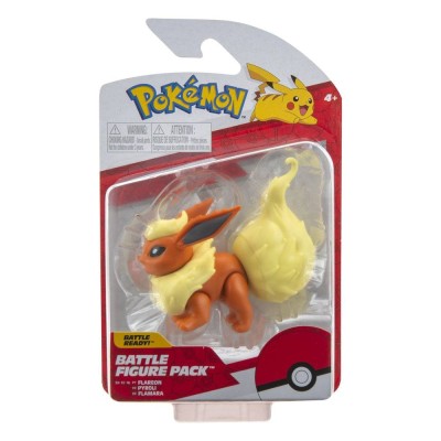 POKEMON BATTLE FIGURE PACK FLAREON ACTION FIGURE JAZWARES