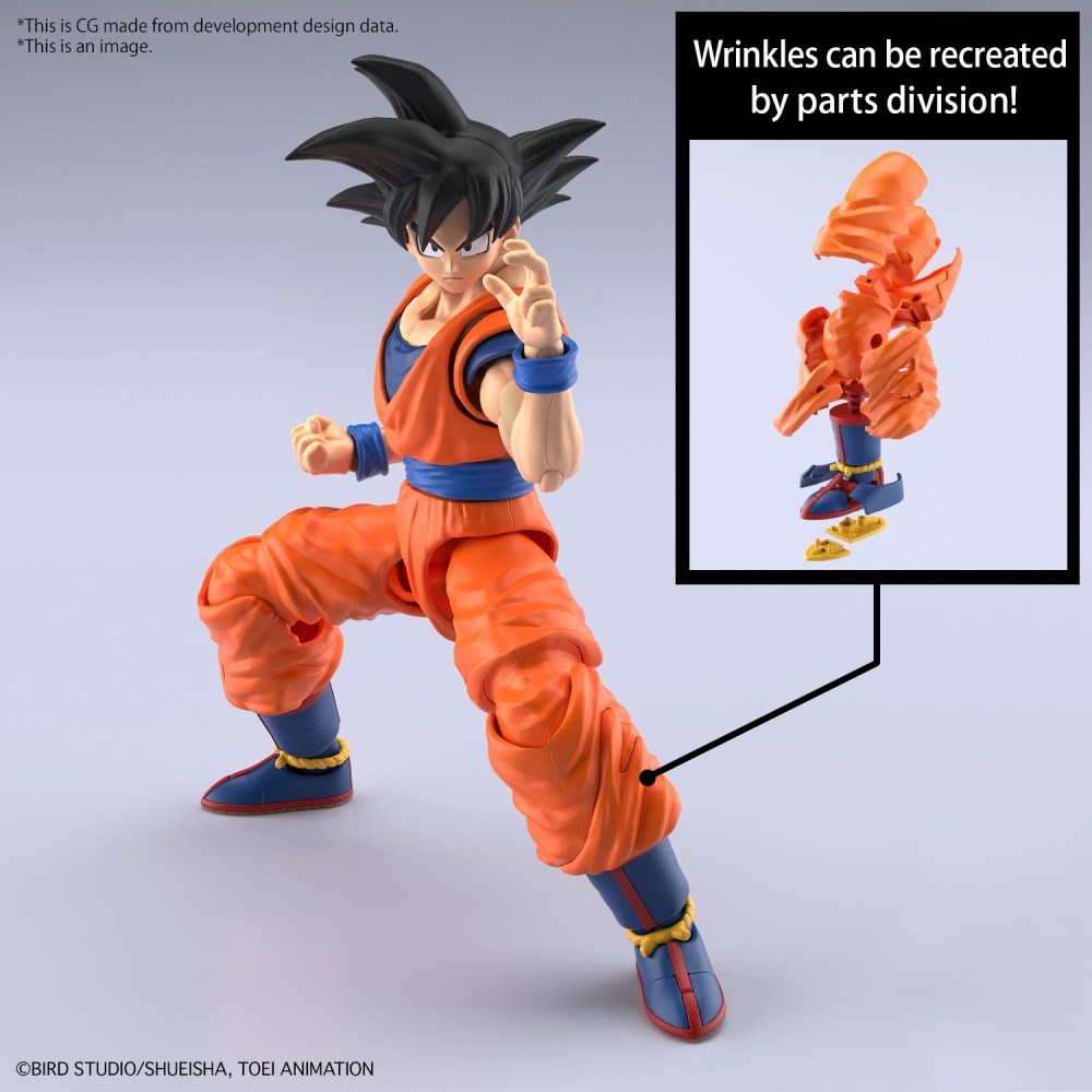 DRAGON BALL FIGURE RISE SON GOKU NEW VERSION MODEL KIT ACTION FIGURE BANDAI