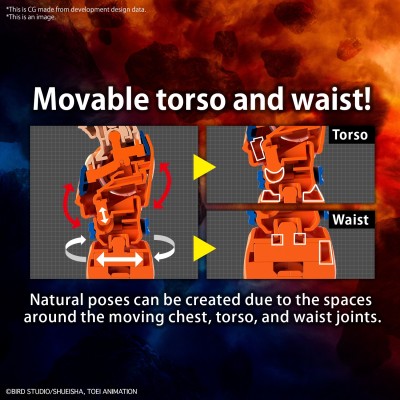 DRAGON BALL FIGURE RISE SON GOKU NEW VERSION MODEL KIT ACTION FIGURE BANDAI