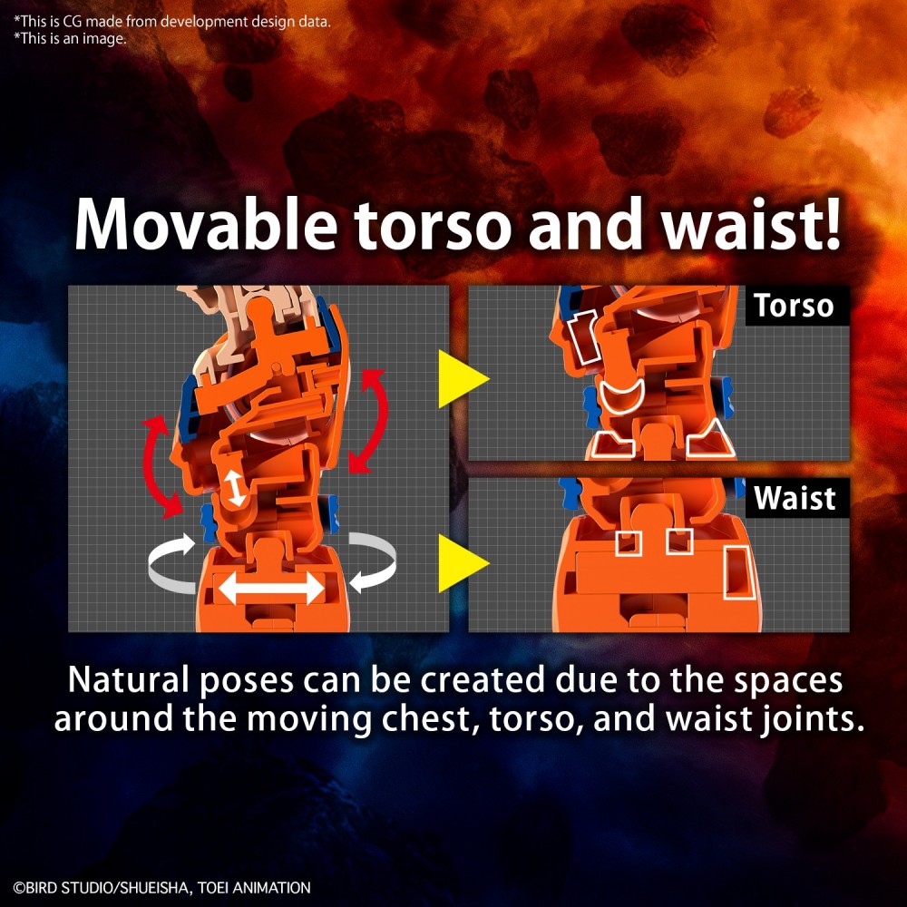 DRAGON BALL FIGURE RISE SON GOKU NEW VERSION MODEL KIT ACTION FIGURE BANDAI