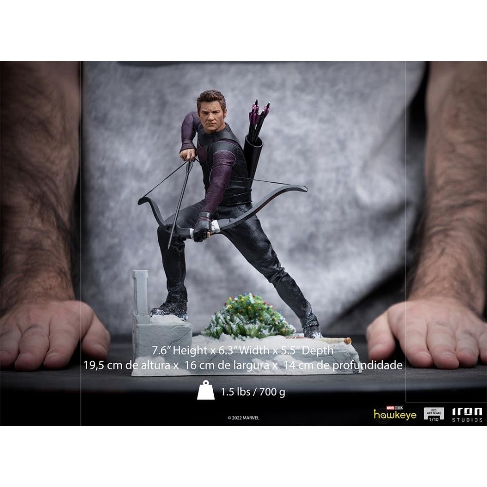 IRON STUDIOS HAWKEYE CLINT BURTON BDS ART SCALE 1/10 STATUE FIGURE