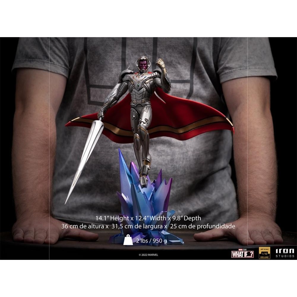 WHAT IF...? INFINITY ULTRON BDS ART SCALE DELUXE 1/10 STATUA FIGURE IRON STUDIOS